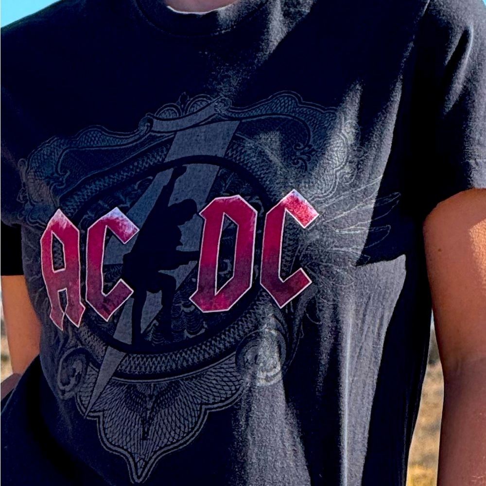Vintage AC/DC Black Ice Tour Tee Size M